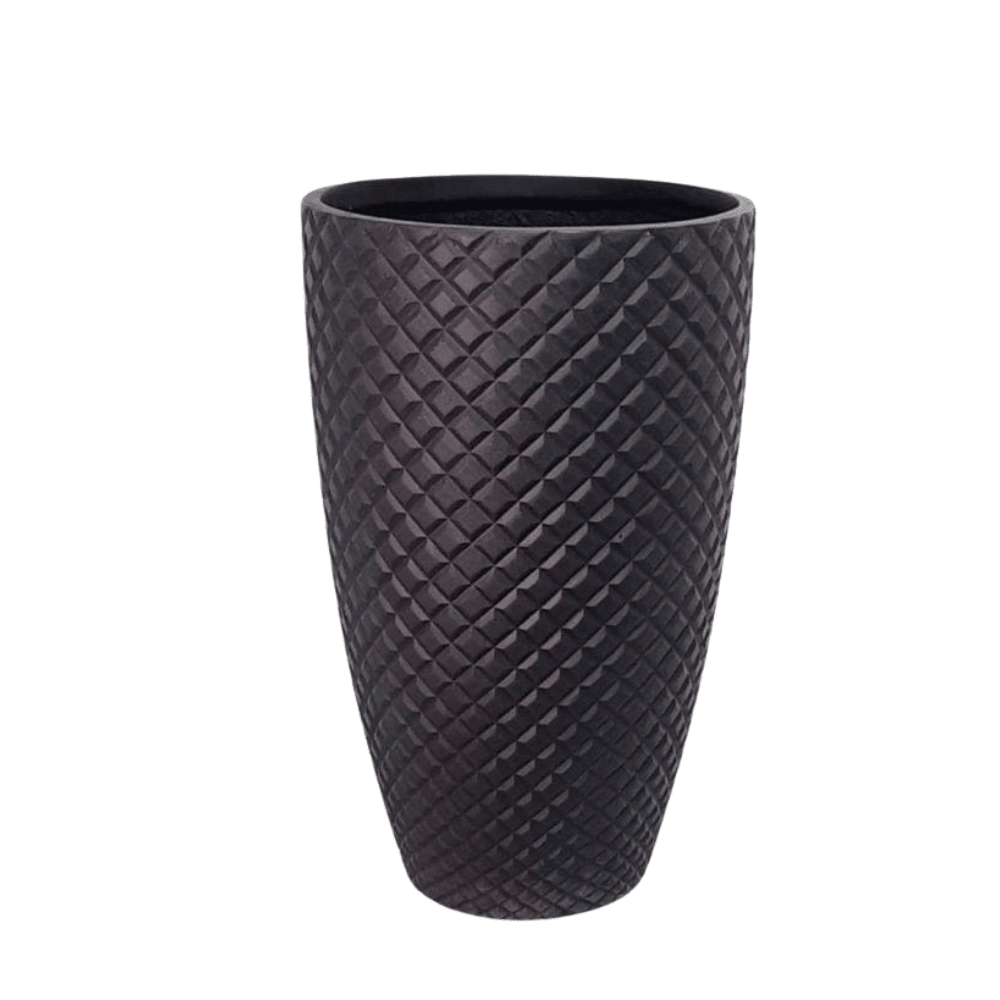 Black Poly Pot (Fiberglass) | 4 Sizes - Theleafylab