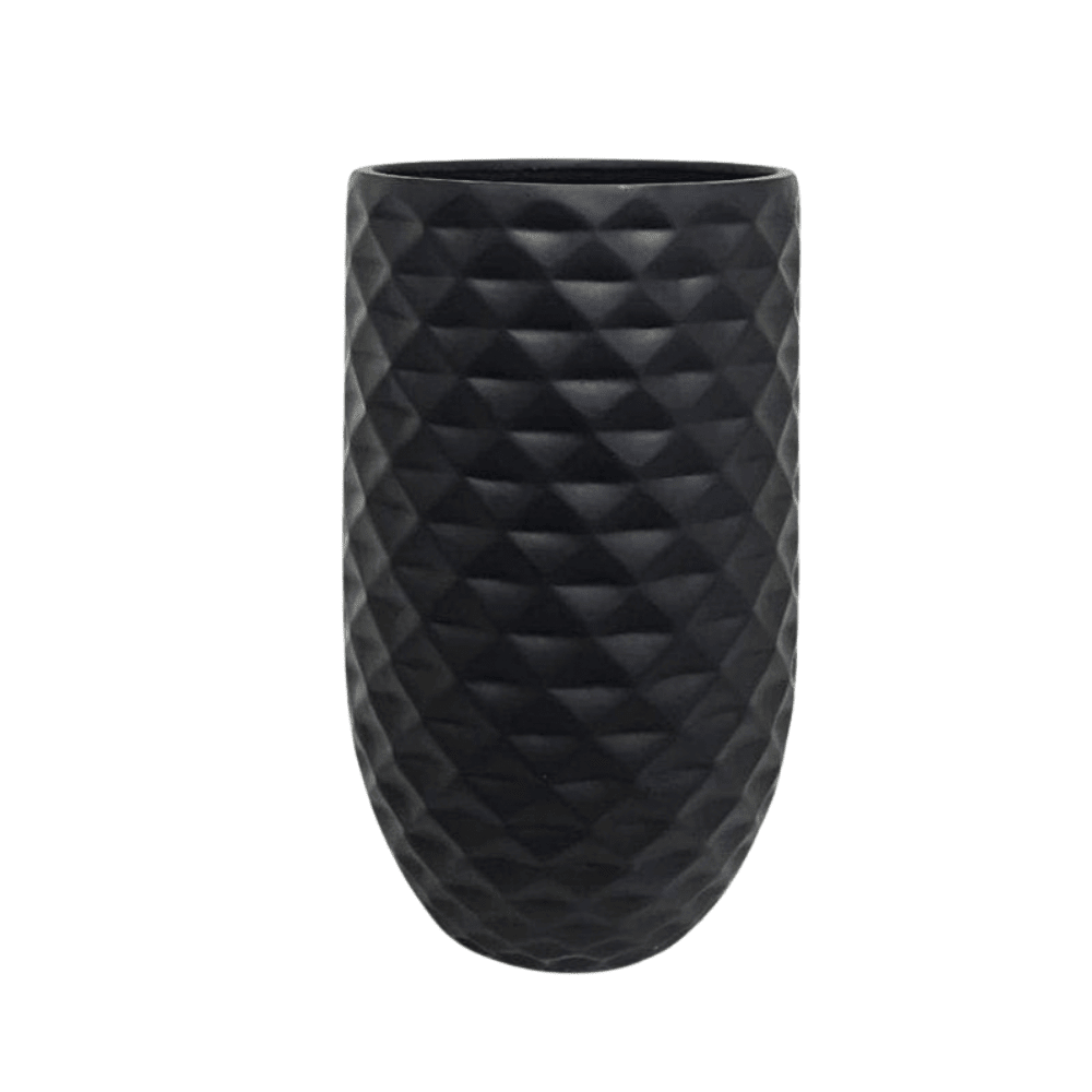 Black Poly Pot (Fiberglass) | 4 Sizes - Theleafylab