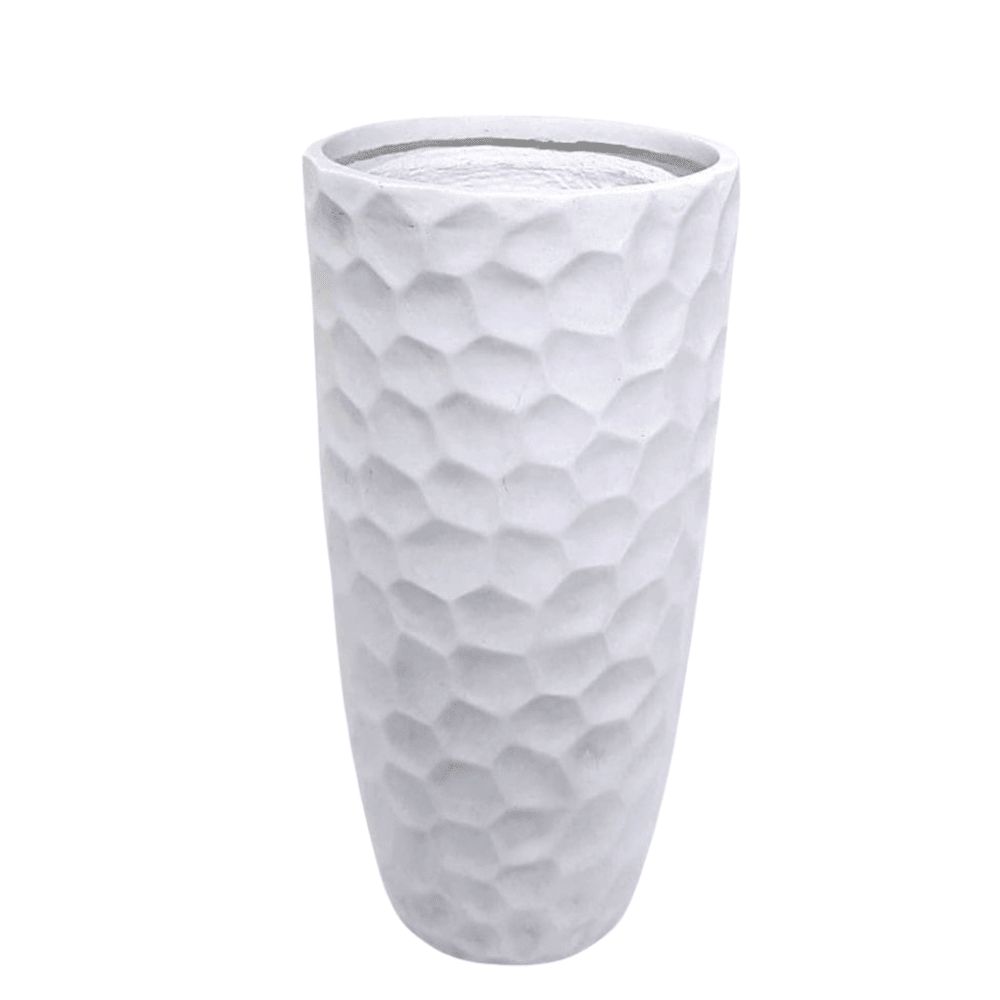 Fiber Plant Pots – White (Fiberglass) | 3 Sizes - Theleafylab
