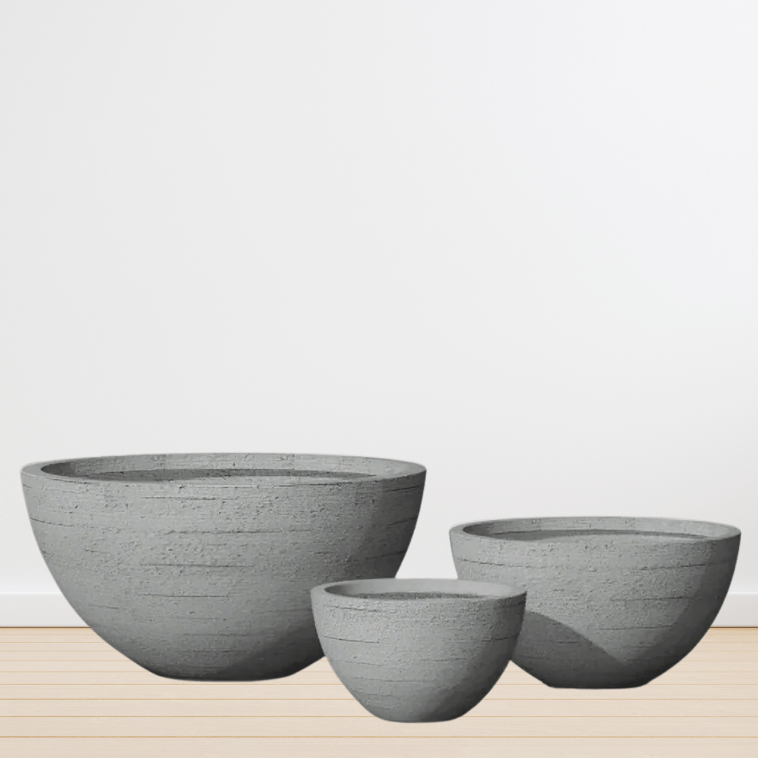 Siza Designs, Fiber Clay Pots - Bowl Shape - Theleafylab